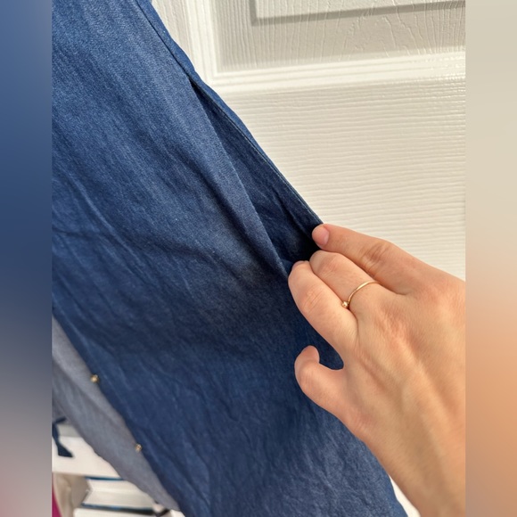 Like New Maison Jules Jean Dress Size XS with Pockets 🦋 - Picture 7 of 7